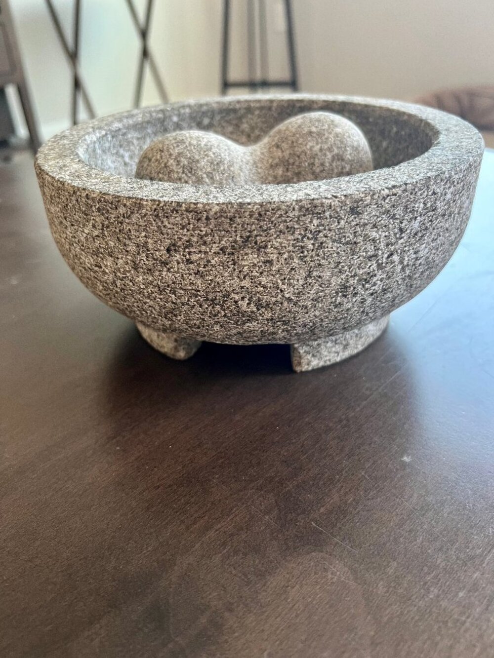 Authentic Mexican Mortar & Pestle 8 inch diameter